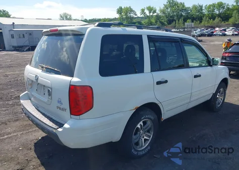 2005 Honda Pilot Ex-L из США, поврежденный, VIN 5FNYF18615B002901